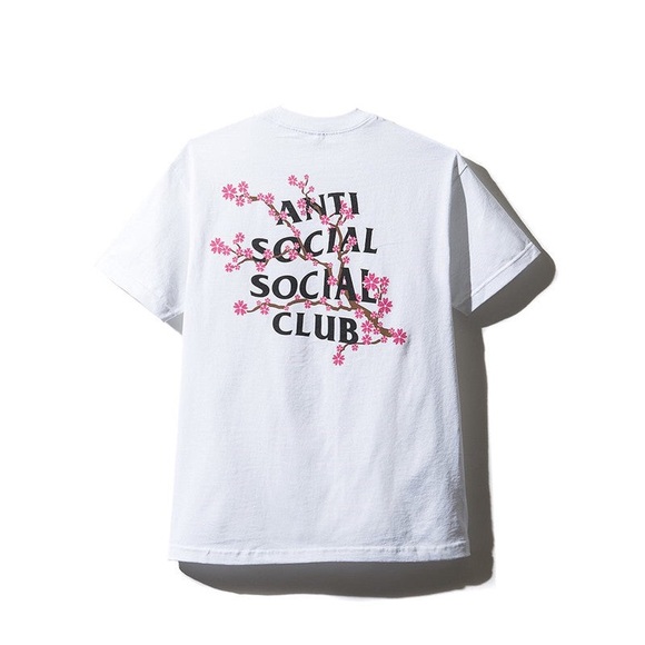 ASSC | Anti Social Social Club ‘Cherry Blossom’ Tee | NWT (XXL) White/Black/Pink - Picture 2 of 6